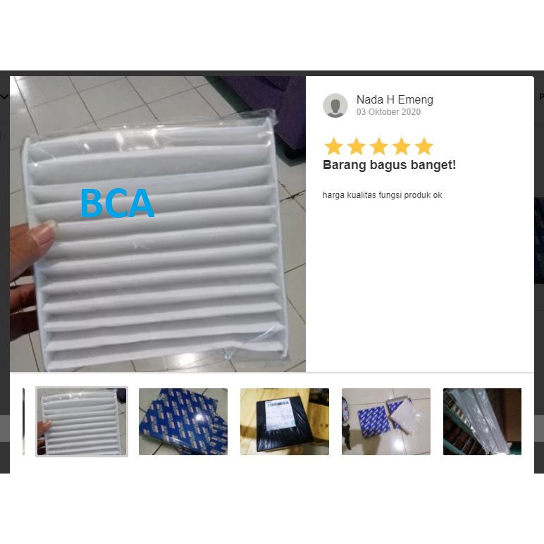 FILTER CABIN KABIN UDARA AC Mobil Toyota Innova