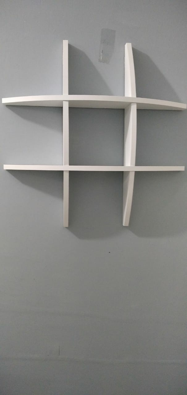 Dekorasi Dinding Bentuk Pagar Minimalis Floating Shelves | Massironi Hiasan Ambalan Dinding