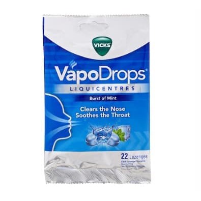 

#HANDCARRY Vicks Vapodrops Liquicentres 22s - UFOHCR1274