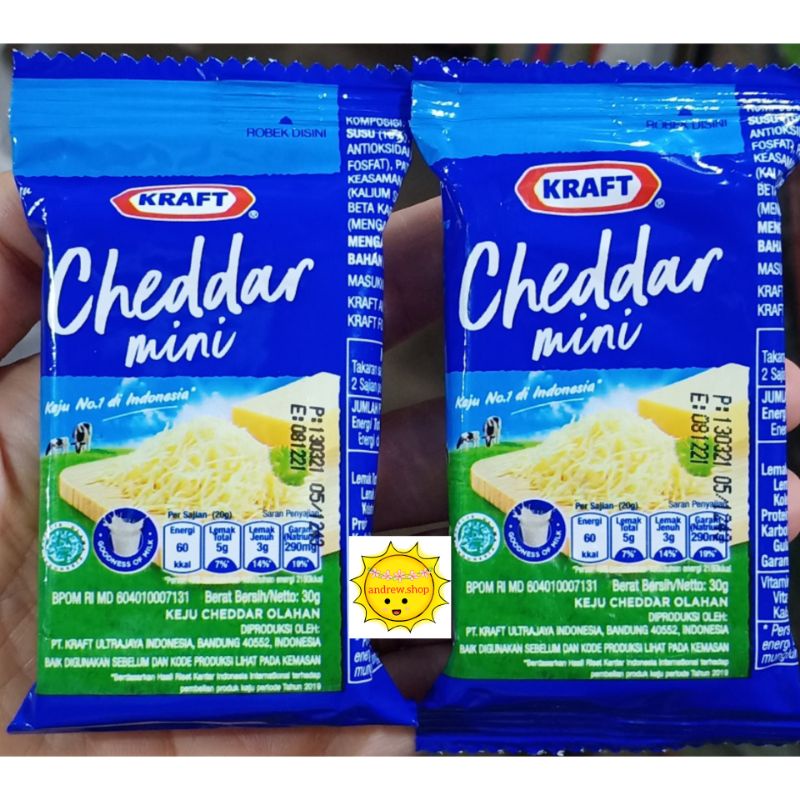 

Kraft Cheddar Mini 30gr