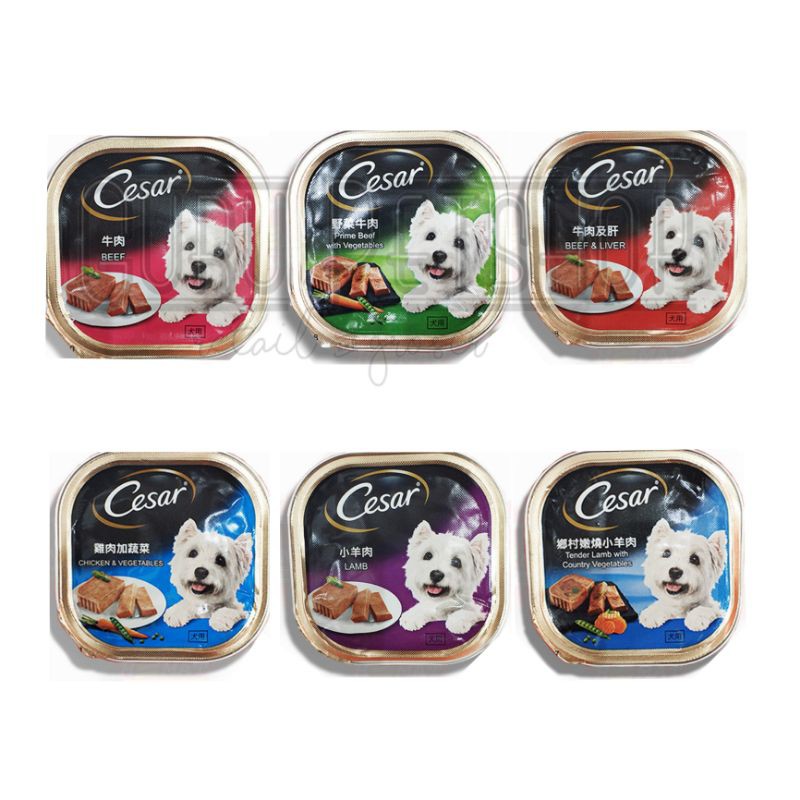 Cesar Wet 100gr / Makanan Anjing Basah / Cesar Wet Dog Food