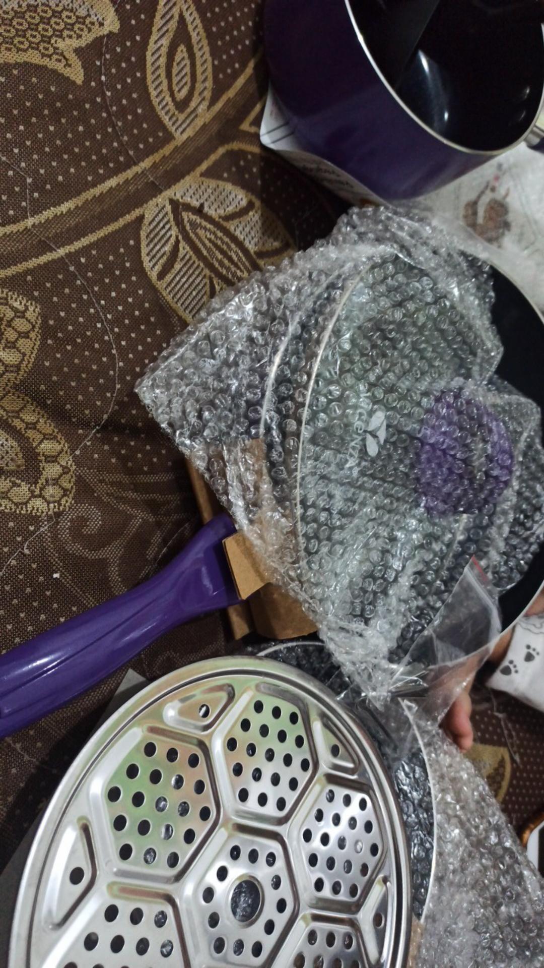 Vicenza Cookware Set Peralatan Makan Praktis V712 / Panci Set Vicenza Teplon 12pc