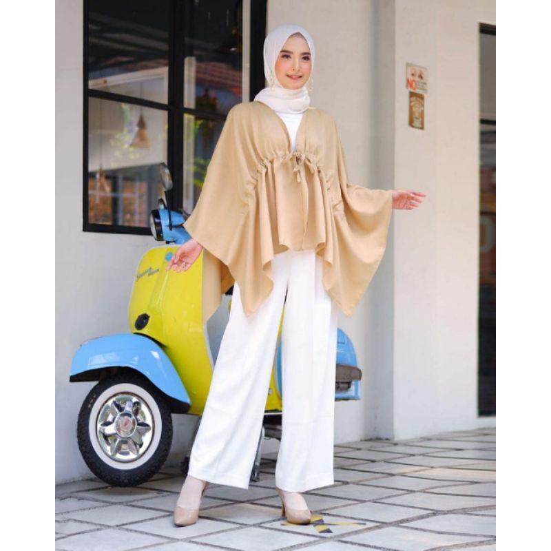 Haika Outer /ATASAN, TUNIK, Blouse wanita, atasan wanita, BLOUSE, Fashion muslim, baju wanita,