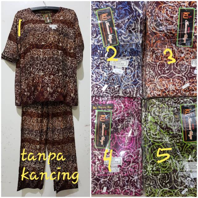 YULI STELAN BATIK TANGAN 3 4 LD 100 CM KENCANA  UNGU 