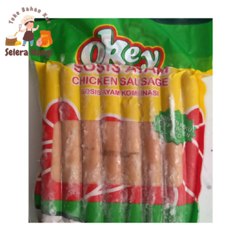 

FROZEN SOSIS AYAM OKEY 500 GR