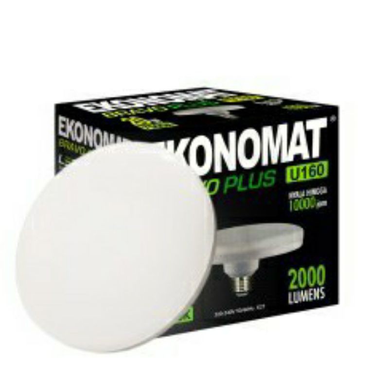 [arkhan864] - Lampu LED UFO Ekonomat Bravo Putih/7000K - 20W/30W/40W