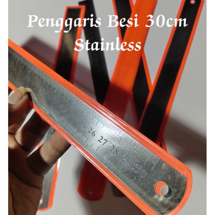 

Penggaris Besi 30cm stainless stell