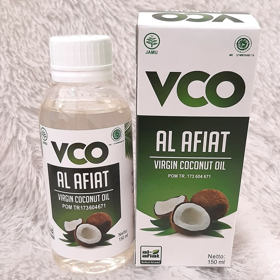 Jual Vco Virgin Coconut Oil 150 Ml Minyak Kelapa Murni Spesial Al Afiat 100 Original Izin Pom Indonesia Shopee Indonesia