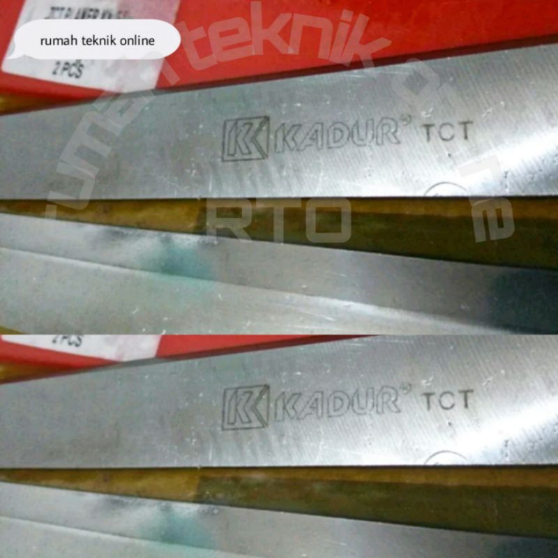 Pisau Planer Kayu Pisau Serut Pisau Ketam TCT KADUR - Tungsten Carbide Tipped Pisau Planer 610 Mm