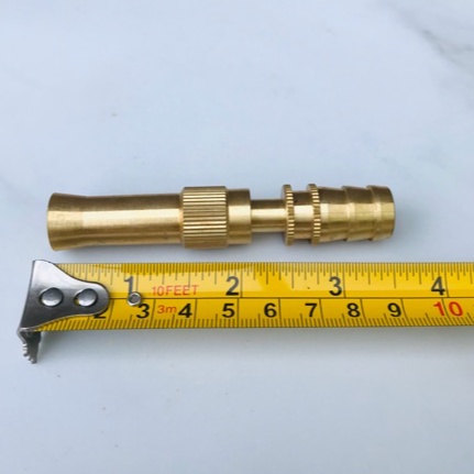 Semprotan Air Lurus Kuningan HSS - Semprotan Taman Cuci Mobil Motor - Jet Spray Hose Nozzle