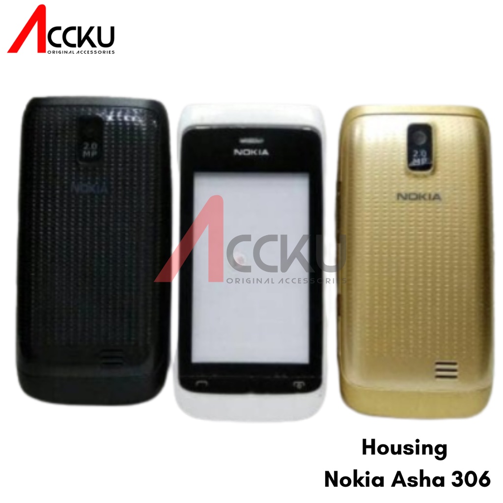 CASING / HOUSING NOKIA ASHA 306 FULLSET HIGH QUALITY