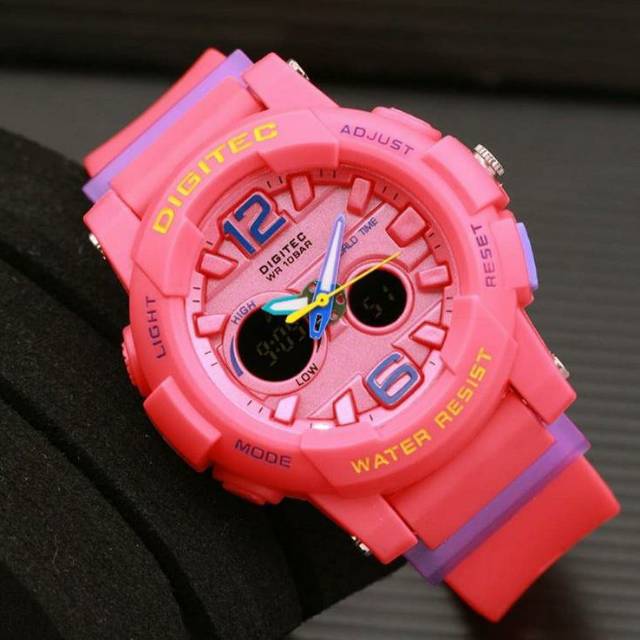 Digitec Original DG 2073T Dual Time / Jam Tangan Sport / Jam Tangan Cewek