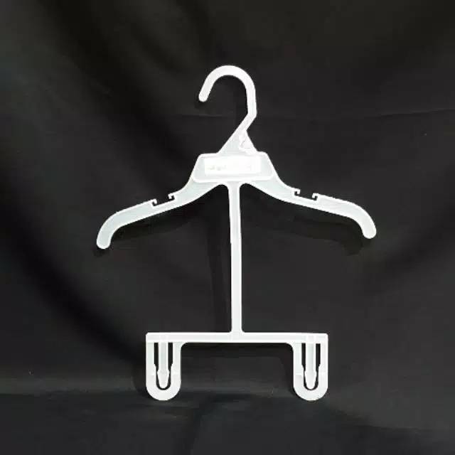 Hanger Baju setelan anak 12Pcs Gantungan Baju anak plastik hanger setelan anak Hanger Layang anak