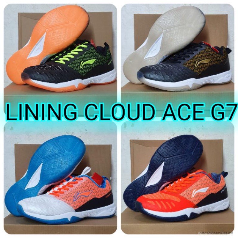 Sepatu Badminton Lining Cloud Ace G7 Original