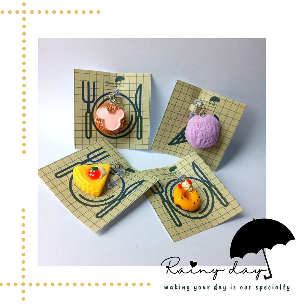 Dessert earphone dust plug pelindung lubang earphone