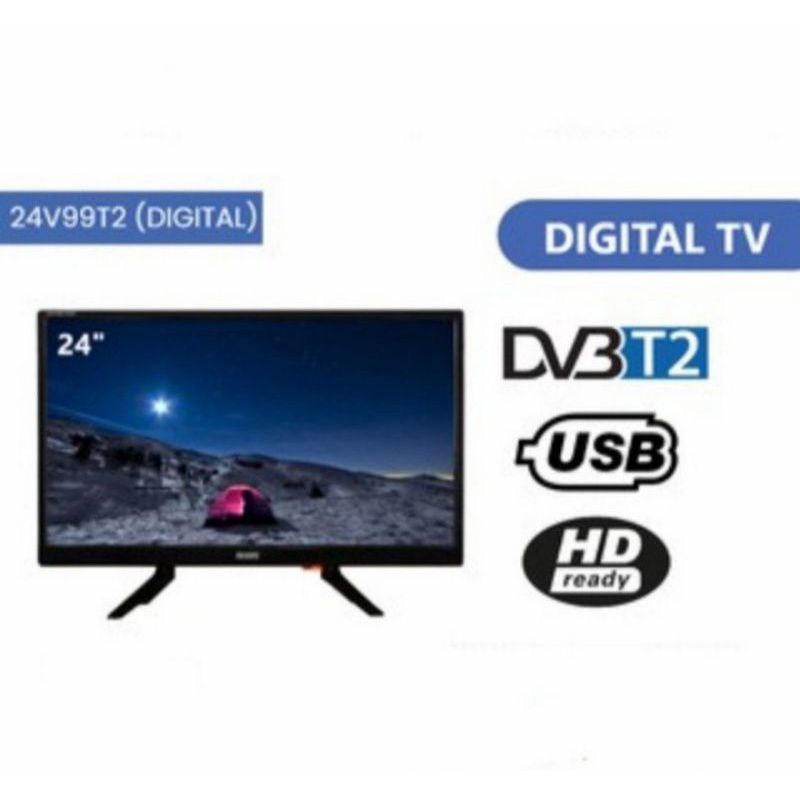 Tv akari 24&quot; LED TV ke 24 v 99T2