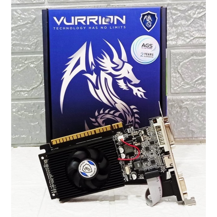 VGA VURRION GT 710 2GB DDR3 2GB 64BIT GAMING VGA ORI TOP GAN