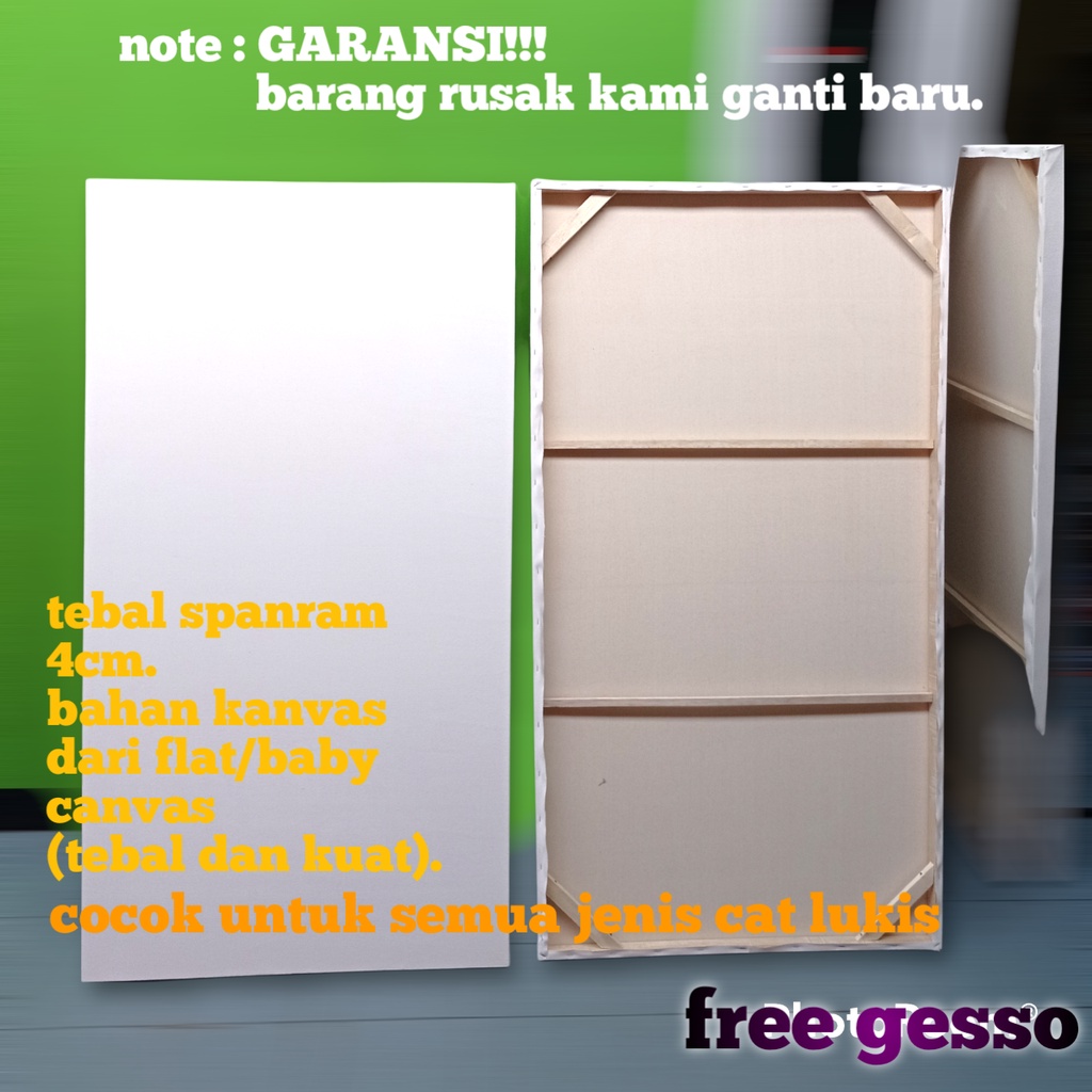 

kanvas lukis besar 70x180cm canvas lukis big jumbo 180x70cm