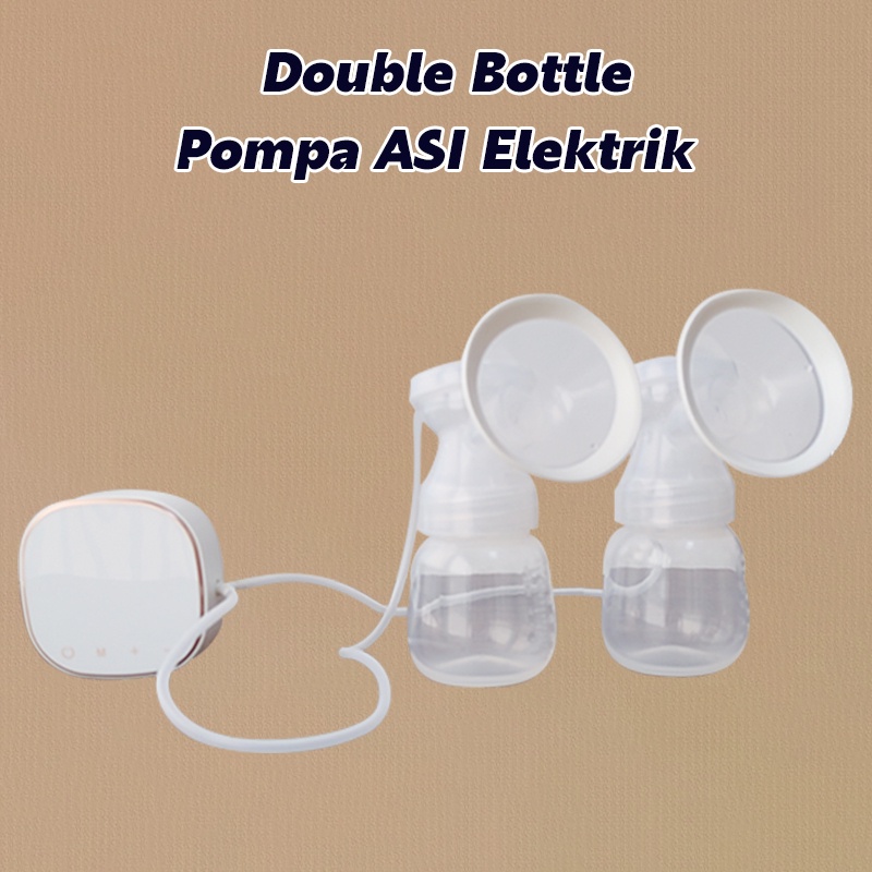 Double Bottle Pompa ASI Elektrik Portable / Breast Pump / Rechargeable Breast Pump 3 Mode 9 Level