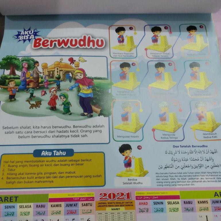 

Ad4 Banya4k,,Kalender 2021 edisi anak muslim 6 halaman ZIKRUL GEMA INSANI |kualitas oke.,...,!