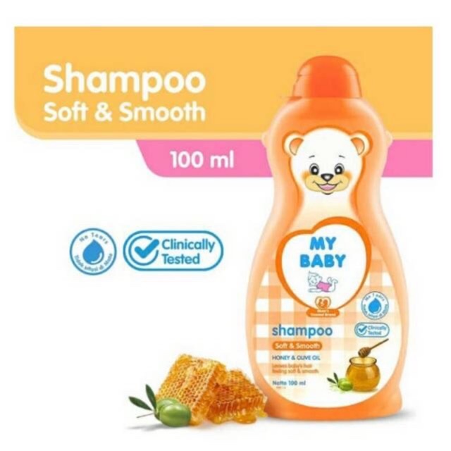 MY BABY Shampoo soft&amp;smooth Honey &amp; Olive Oil 100ml