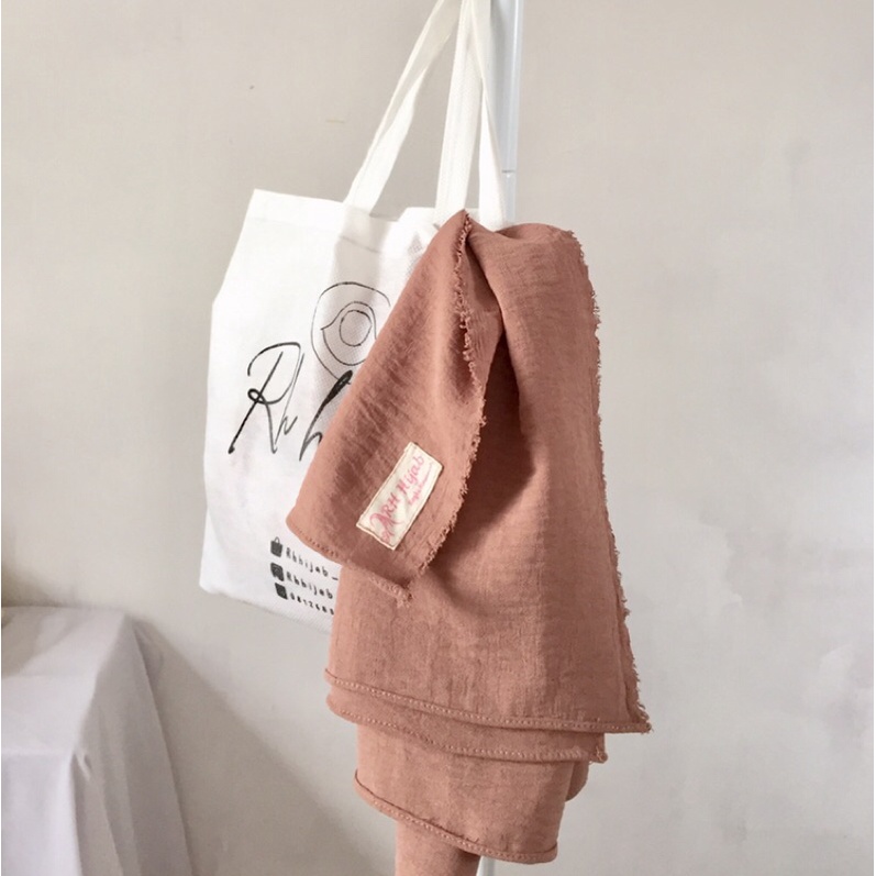 Pashmina Bandana Crinkle / Pashmina Bandana Airflow Catton Crinkle Syari