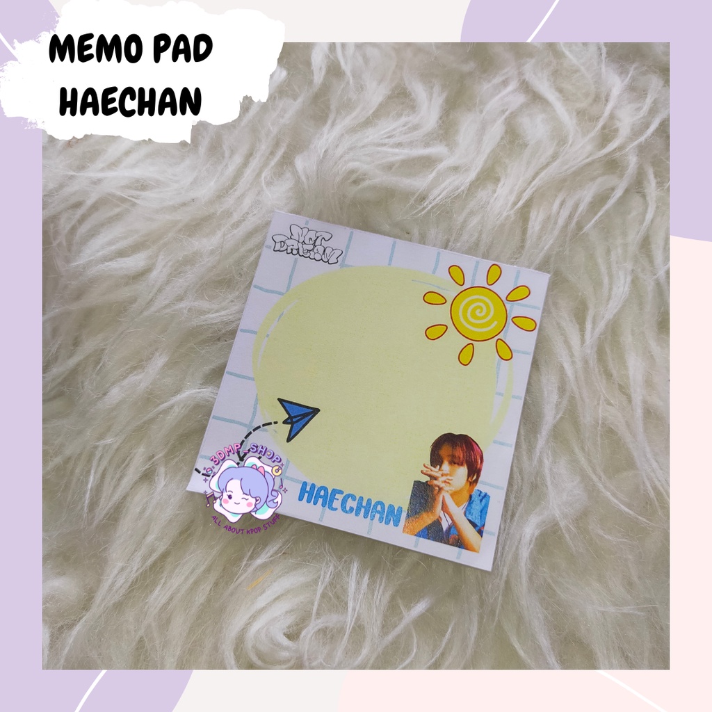 MEMO PAD MEMOPAD NOTES CATATAN NCT DREAM BEAT BOX CAFE DREAM SANRIO JAEMIN JENO JISUNG HAECHAN MARK CHENLE RENJUN