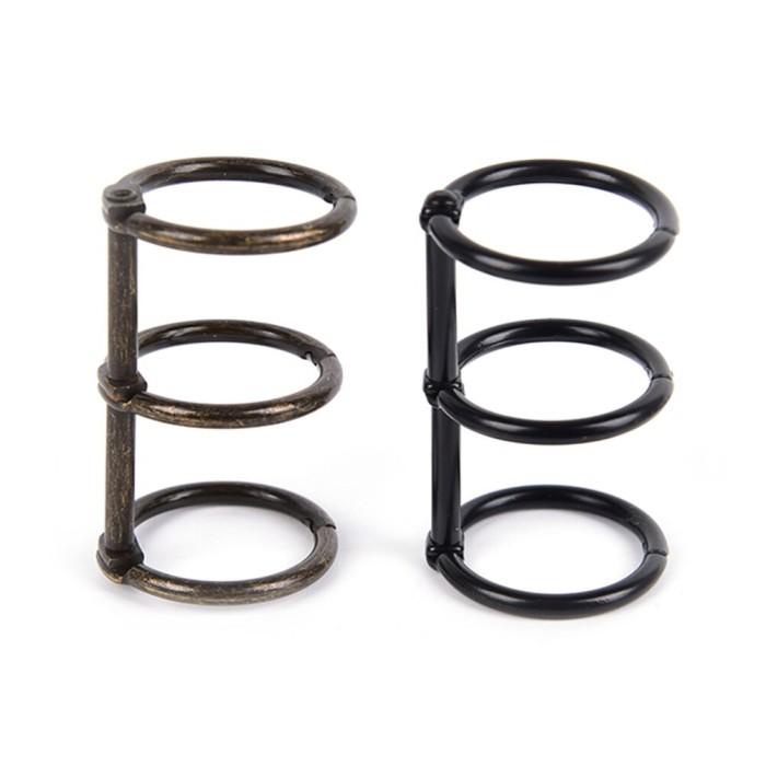 

Jigeut | A6 A5 Pengikat Notebook 1 Ring Binder Leaf Loose Pc Klip Besi