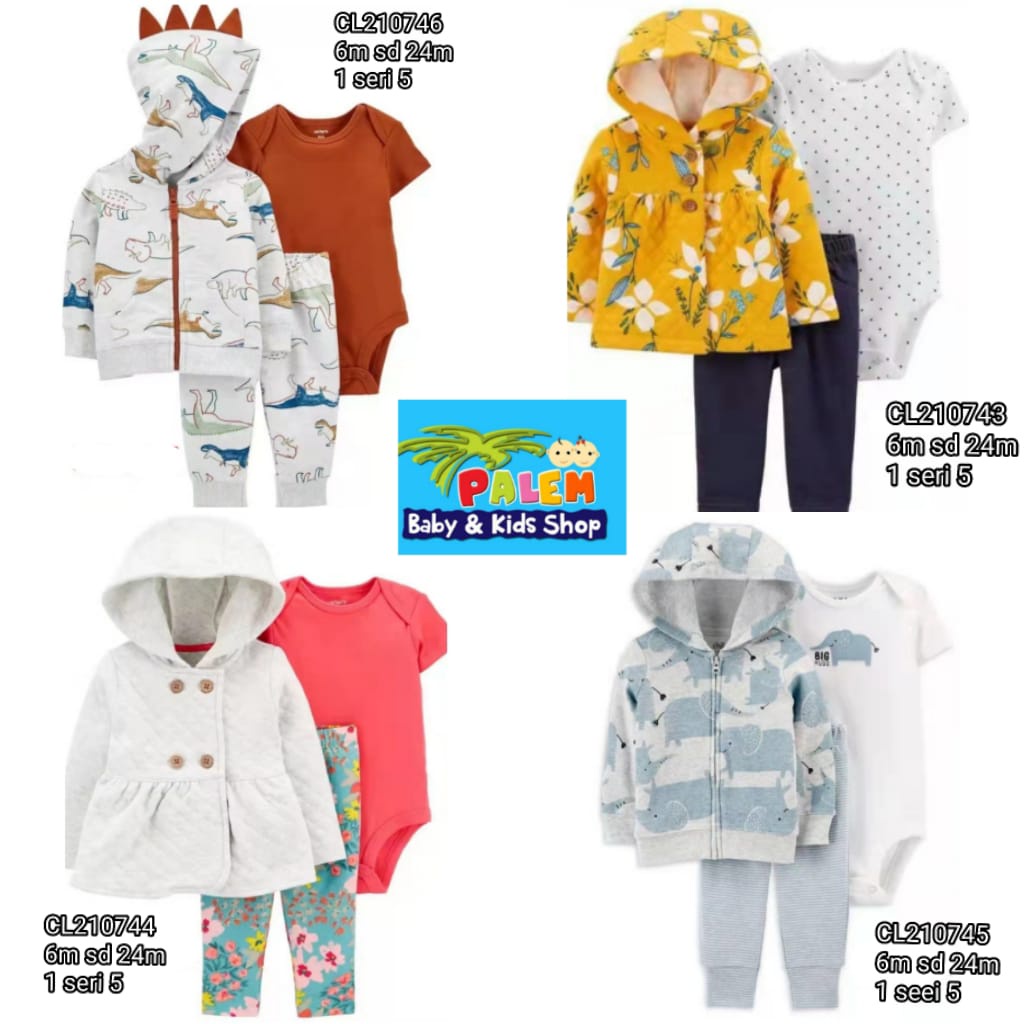 Catell Love Setelan Jaket 3in1 Baby Boy&amp;Girl