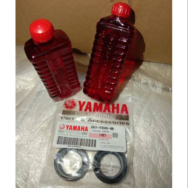 Oli shock+seal shock Depan yamaha Mio/soul/fino/X ride/vega/juliter z
