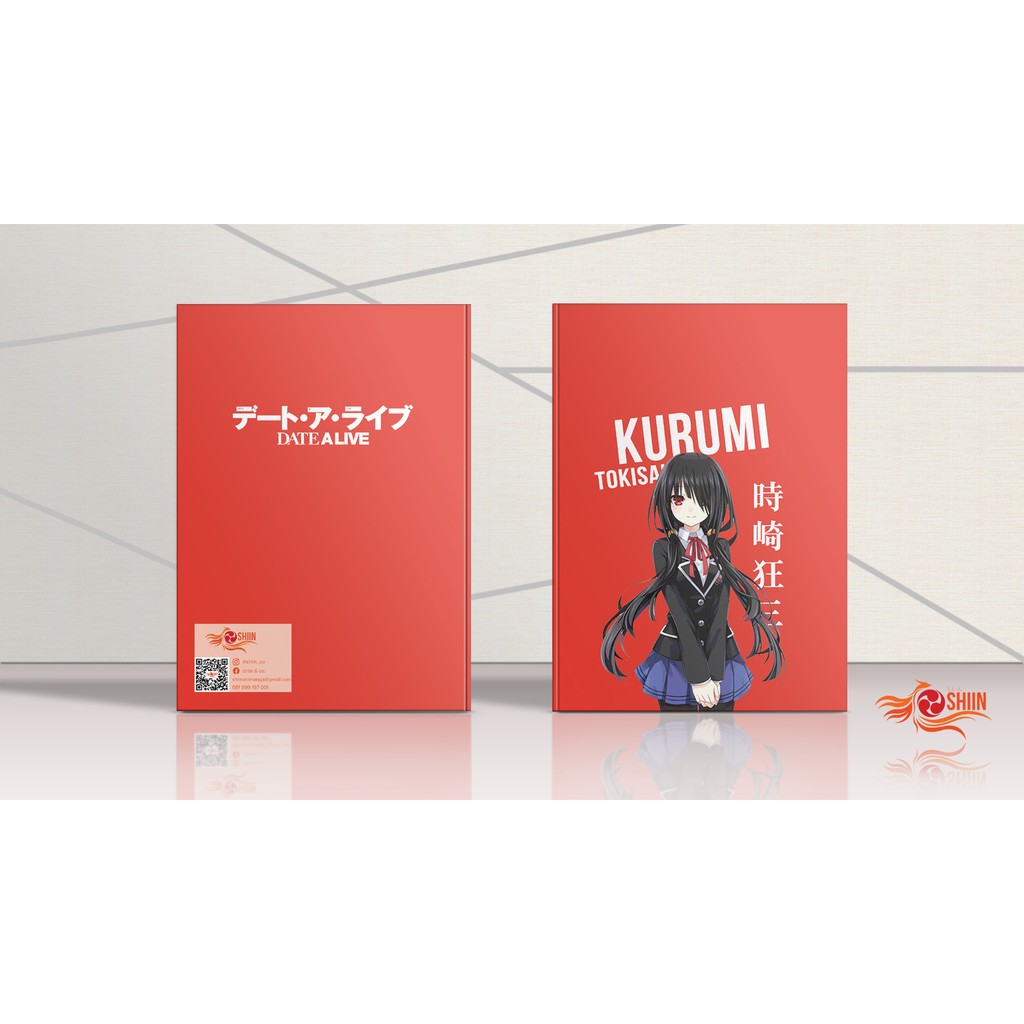 

SKETCHBOOK HARSCOVER TEMA ANIME DATE A LIVE KURUMI RED