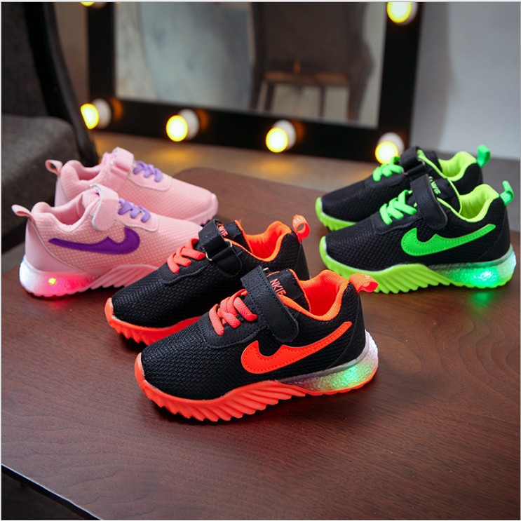 SH1985 Sepatu  Kets  Sport Shoes Sepatu  Lampu  LED Anak  