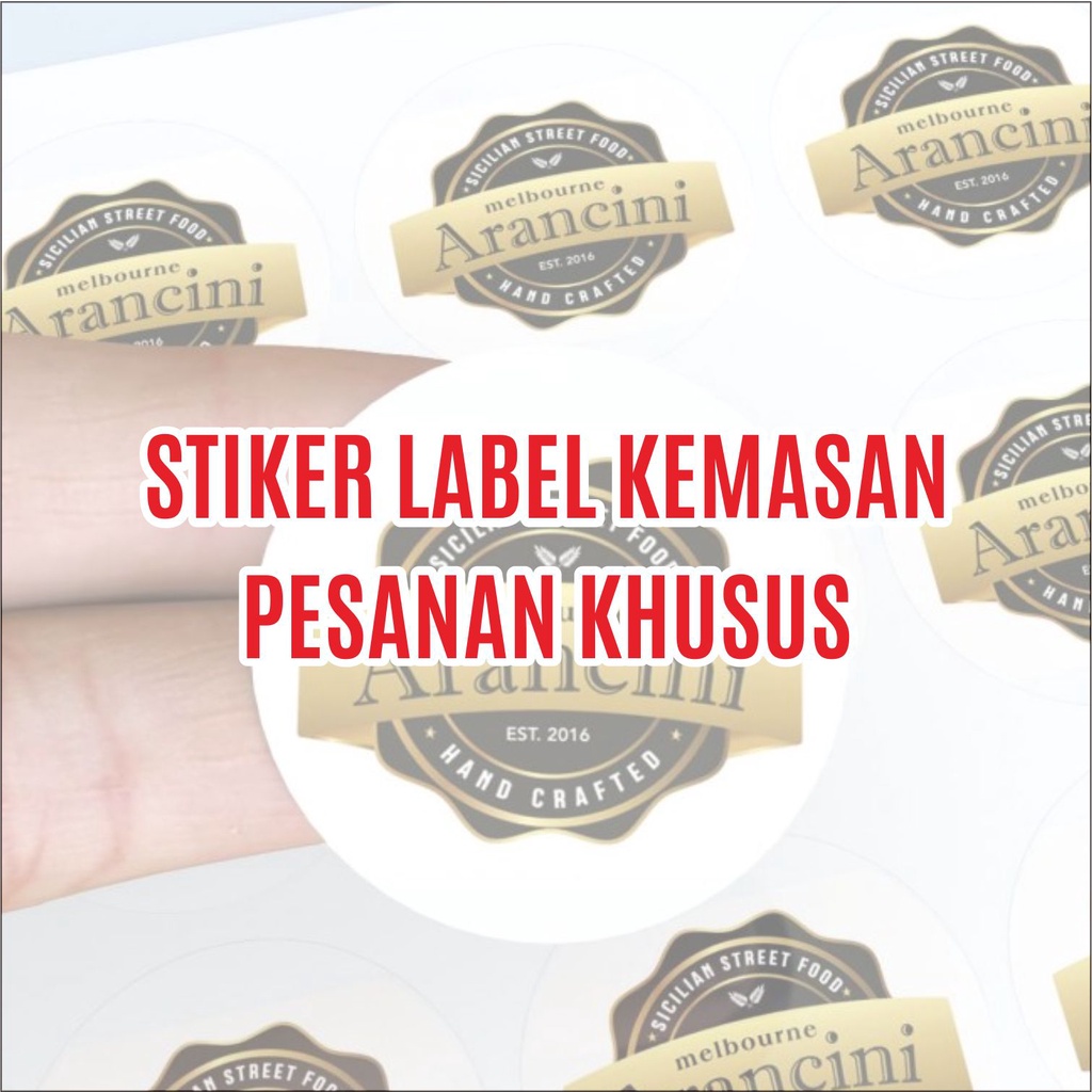 

STIKER LABEL KEMASAN PRODUK