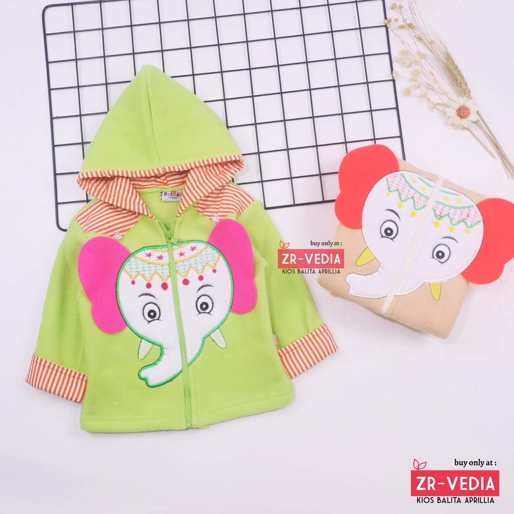 Jaket Baby 0-12 Month Premium Bordir / Jaket Anak Laki Perempuan Bayi New Born Baju Hangat Import