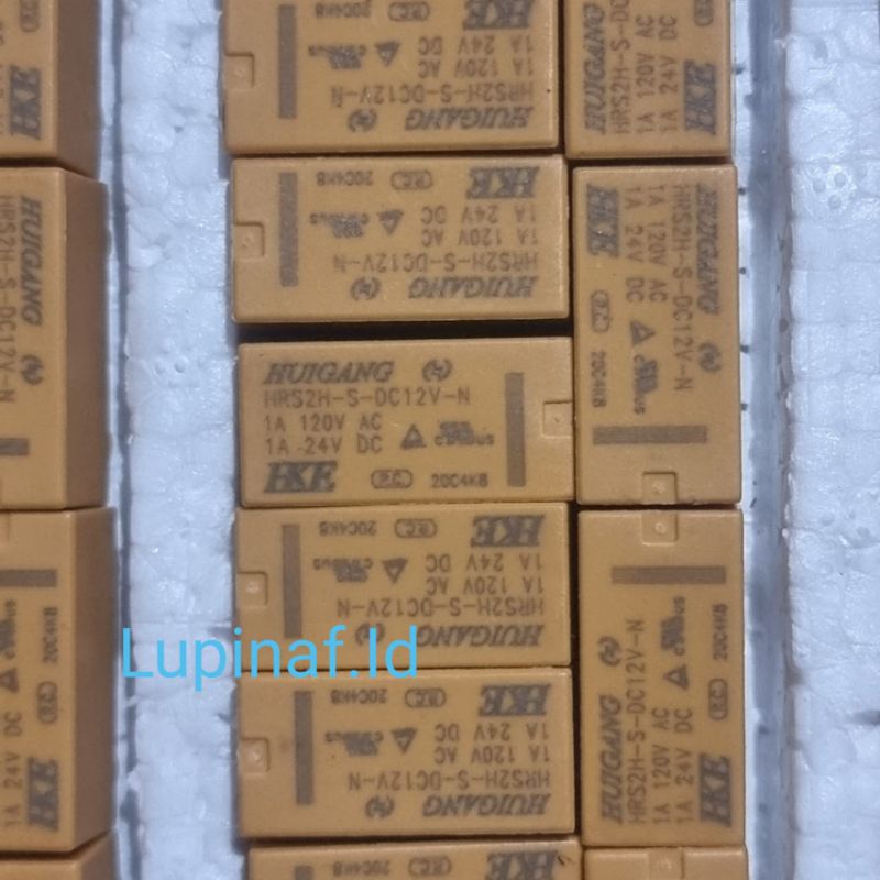 RELAY HKE 8PIN 8P 12V 1A 2A  ORIGINAL