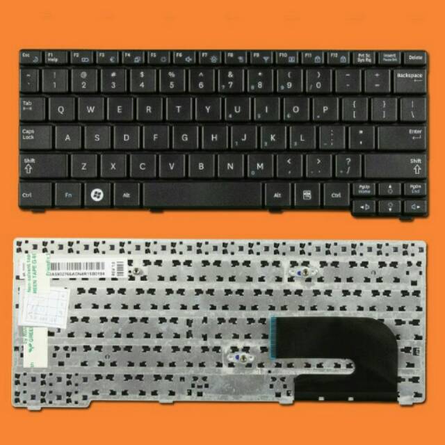 Keyboard Samsung N100 N148 N128 N140 N145 N150 N110 N120 Hitam