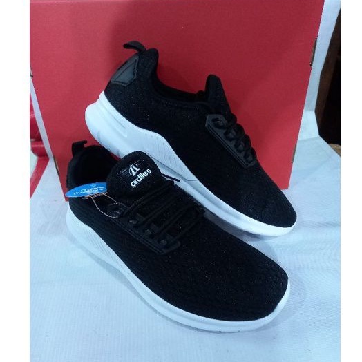 sepatu sneakers wanita hitam putih Ardiles orone original