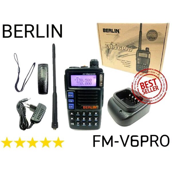 PROMO Radio Ht Berlin Fm V6Pro 3Band Ip 54 MURAH