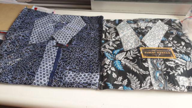 Bswart Batik Hrb026 Kenongo Hem Pendek Padi Pekalongan M L Xl Batik Pria Murah Modern Grosir