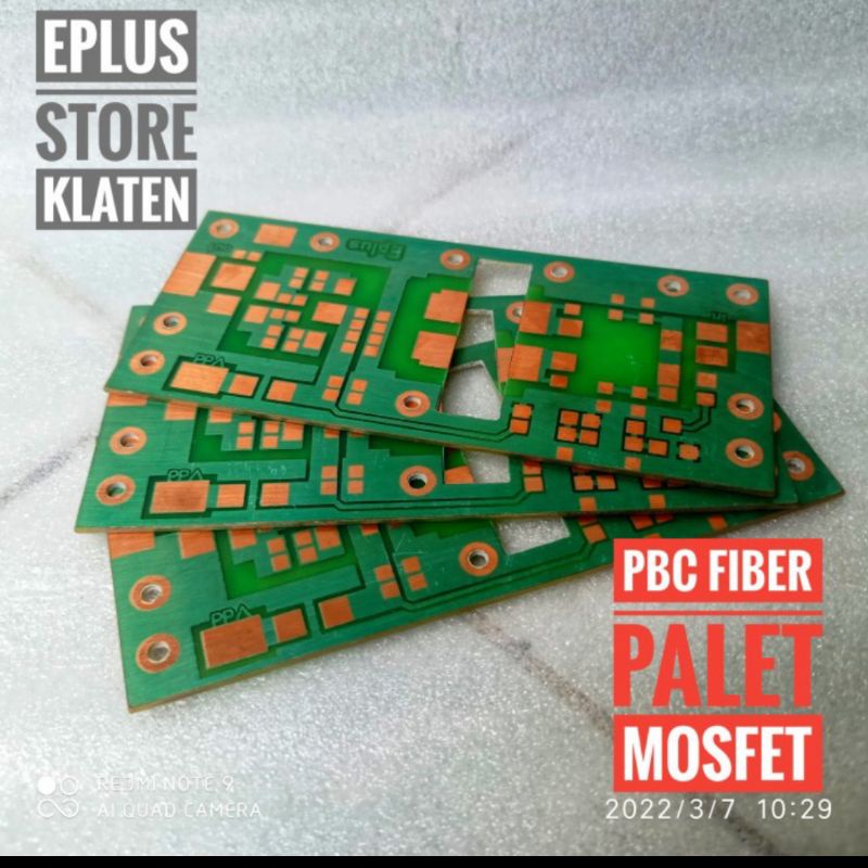 PCB PALET FM / 144Mhz FIBER Mosfet Boster Pellet Amplifeir by eplus