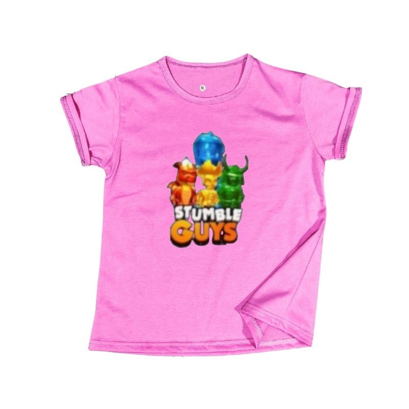 Baju Kaos Atasan Anak Cewek STUMBLE GUYS VIRAL(4)