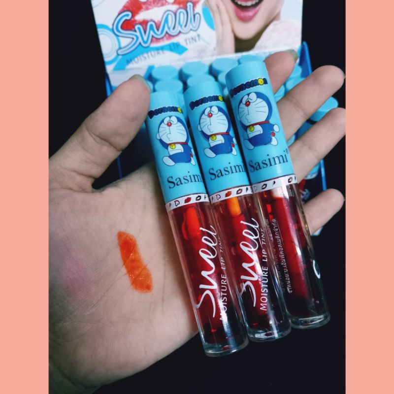 PROMO PER12PCS!!!LIP TINT SASIMI DORAEMON S761