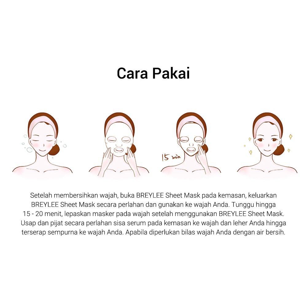 COD VIRAL BREYLEE Sheet Mask dengan 4 Varian