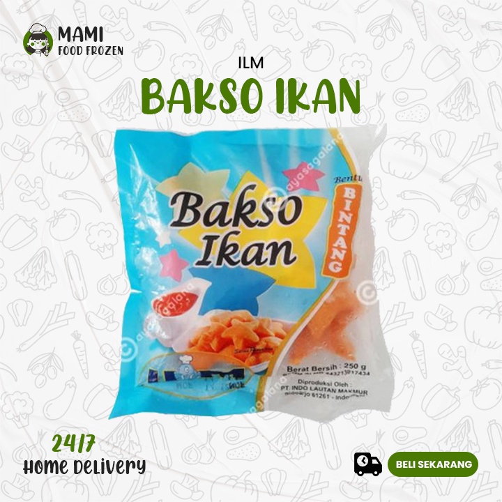 

ILM Bakso Ikan Bintang (250gr) dan 500gr