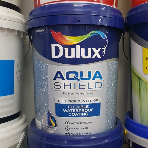 Dulux Aquashield Cat Tembok Waterproof 20kg-White