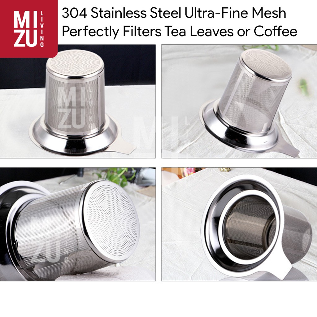 TEA Strainer Saringan Teh Kopi Penyeduh Teh Stainless Steel Metal Filter