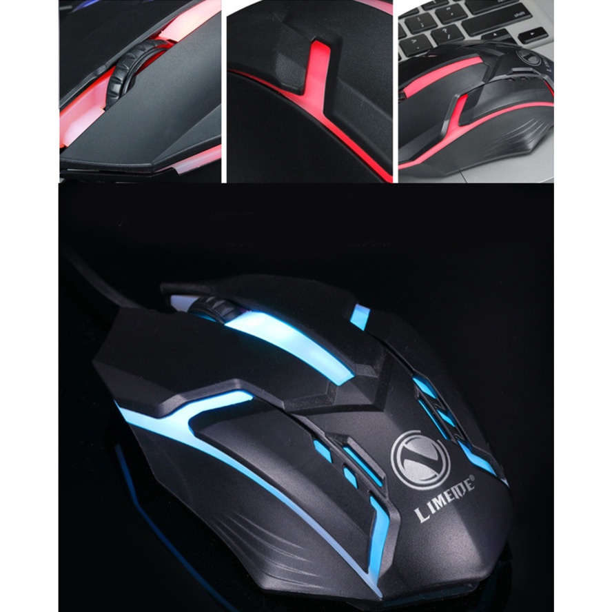 Paket Keyboard Mouse Gaming - Gaming Keyboard RGB with Mouse GTX300