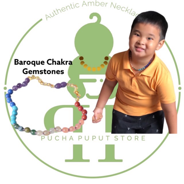 Amber Necklace Chakra Gemstones