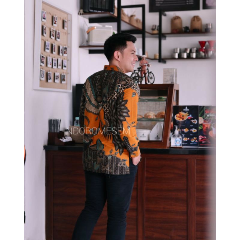 BATIK EXCLUSIVE PREMIUM kemeja batik pria lengan panjang terbaru ORIGINAL