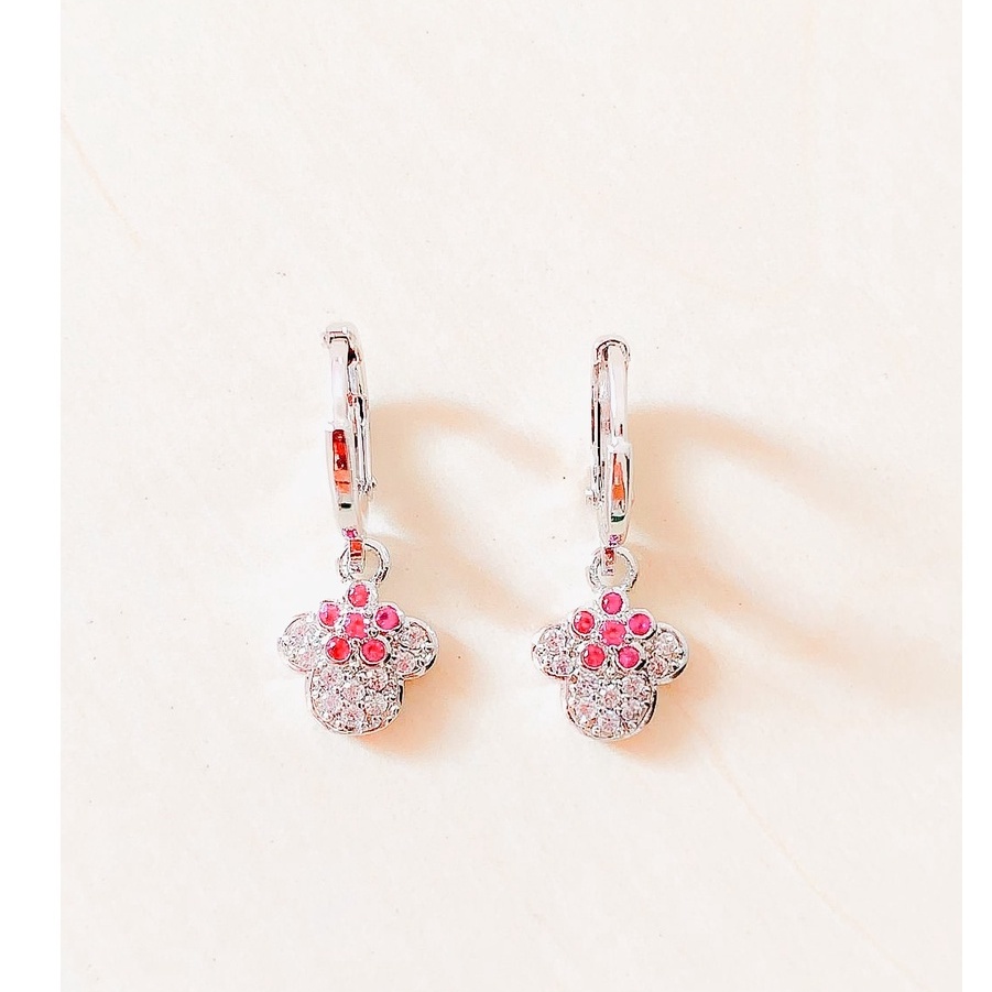 Anting Anak kepala Mousse Silver Xuping